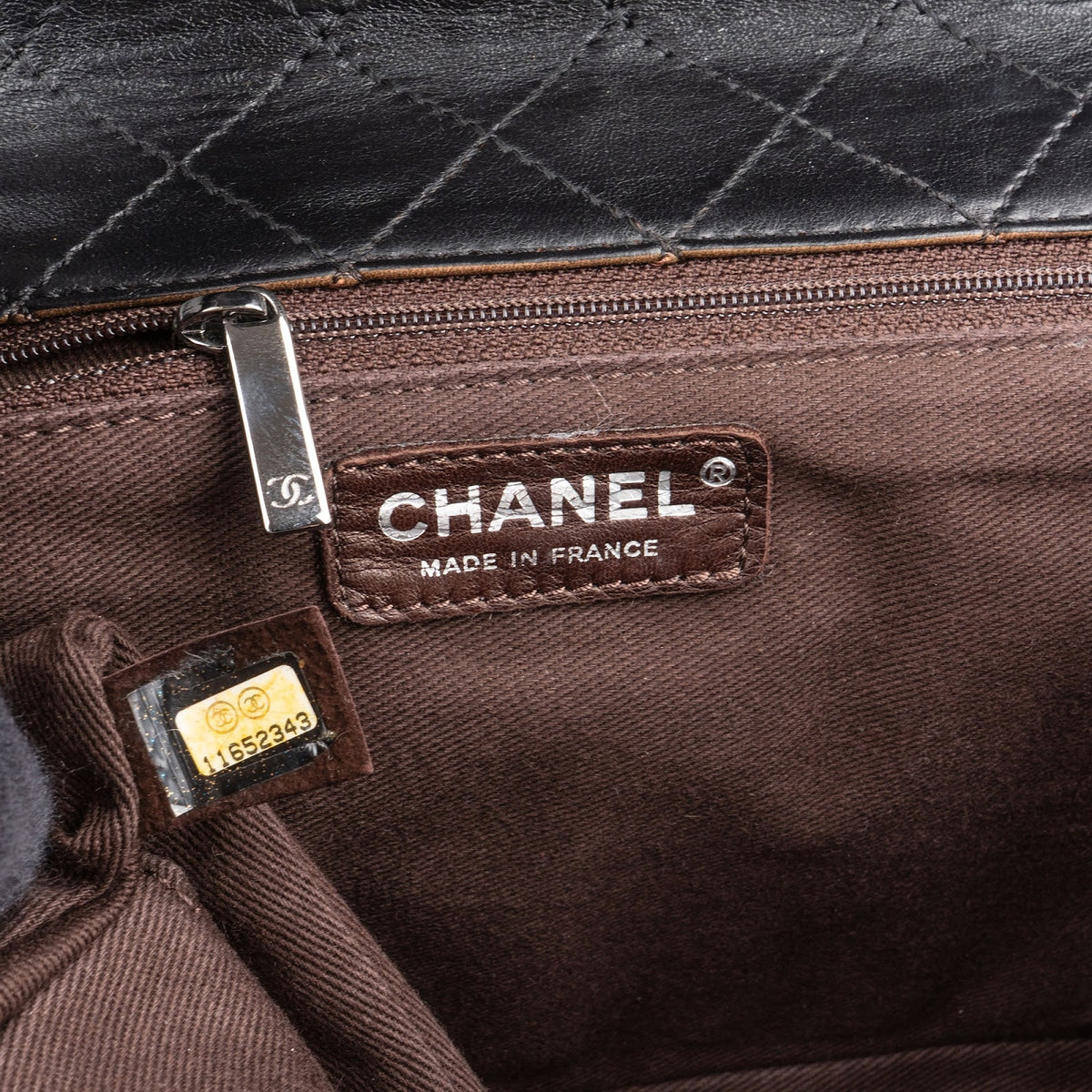 Chanel Modern Chain Accordion Single Flap aus gestepptem Lammleder – Ansicht 12