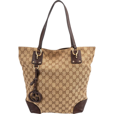 Gucci Monogram GG Interlocking G Tote Schultertasche