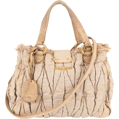 Miu Miu Fabric City Handtasche