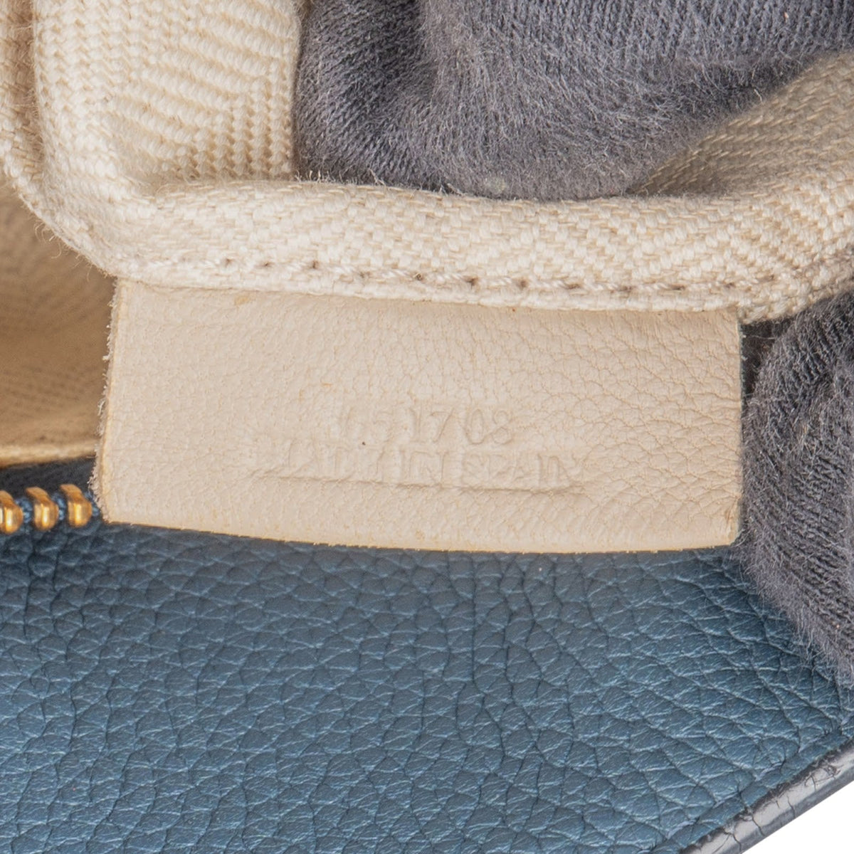 Loewe Blau Leder Puzzle Handtasche, Bild 11 von 11