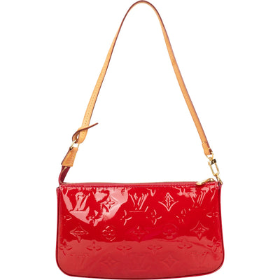 Borsa a spalla Louis Vuitton NM Pochette Accessoires in Monogram Vernis
