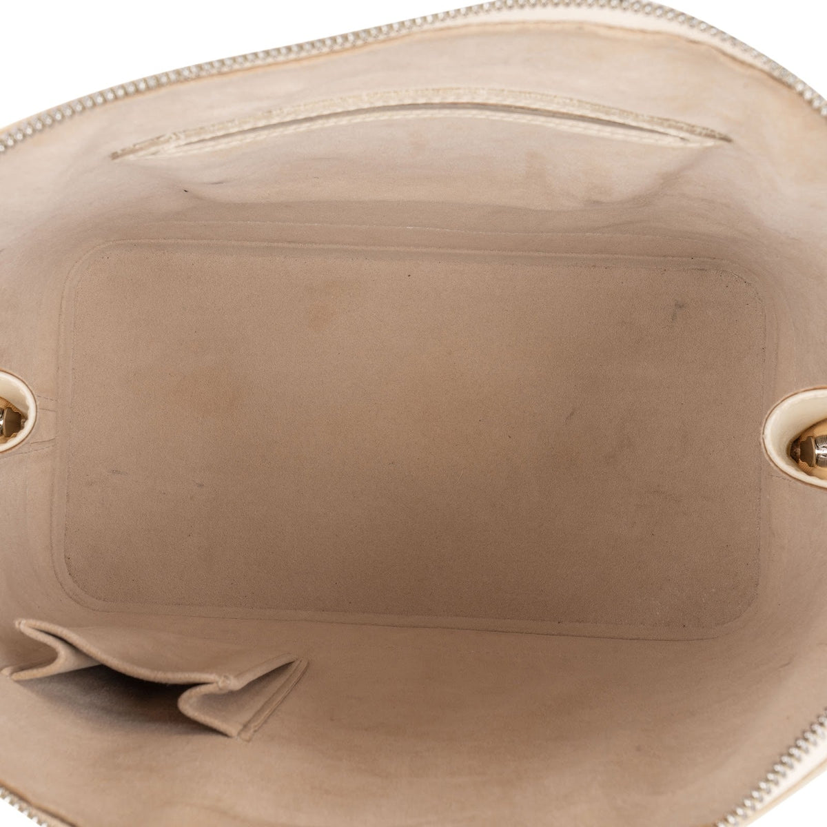 Louis Vuitton Alma PM aus weißem Epi-Leder – Ansicht 9