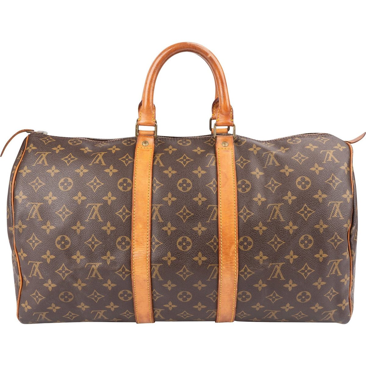Bolso de viaje Louis Vuitton Keepall 45 en lona Monogram