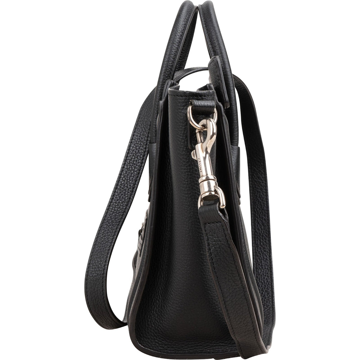 Sac bandoulière Céline Luggage en cuir de veau grainé