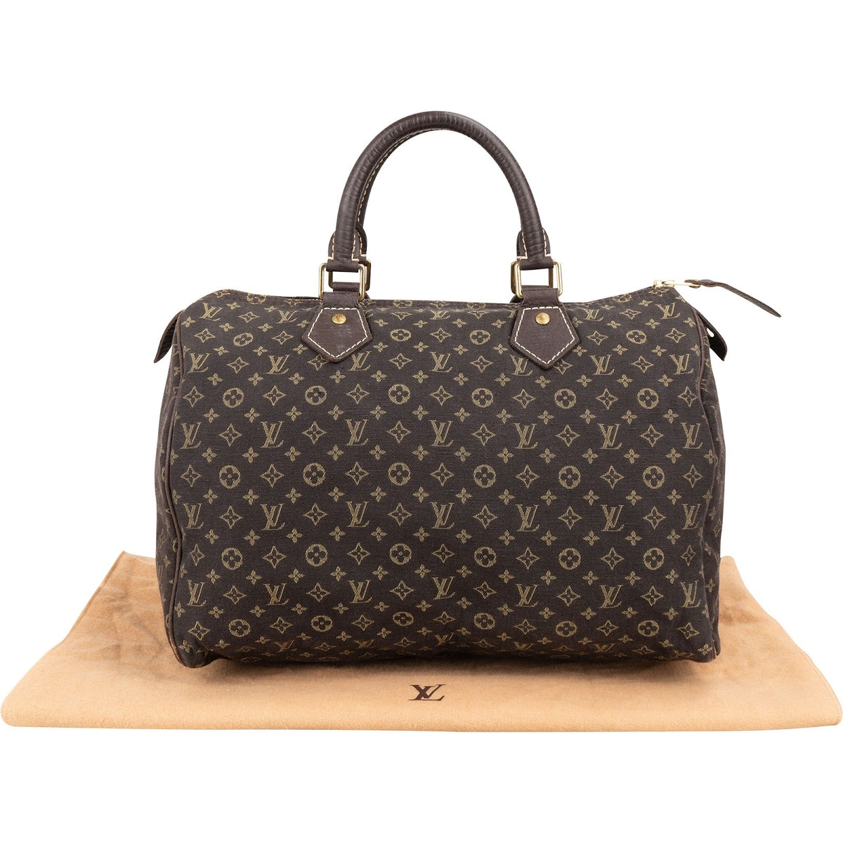 Bolso de mano Louis Vuitton Monogram Mini Lin Speedy 30