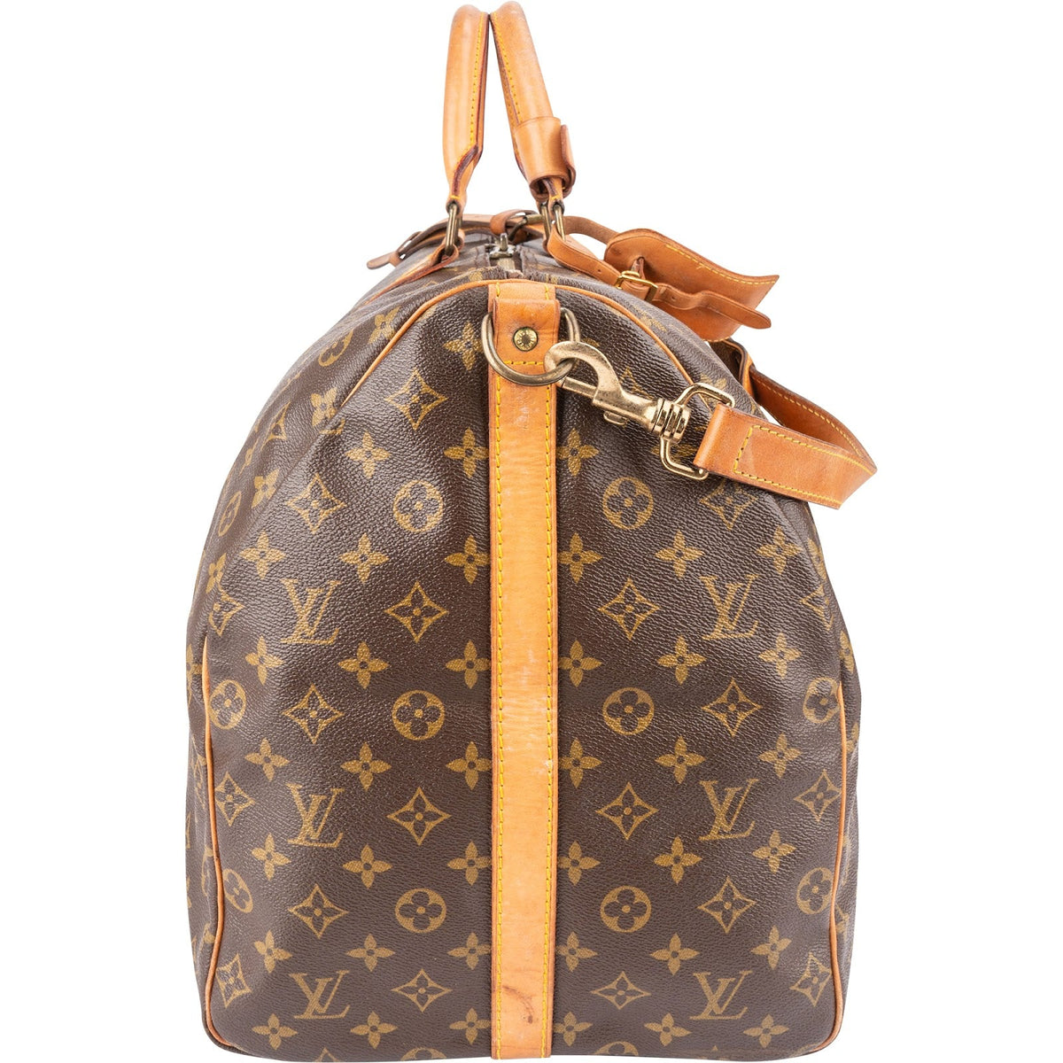 Sac de voyage Louis Vuitton Keepall 60 Bandoulière en toile Monogram