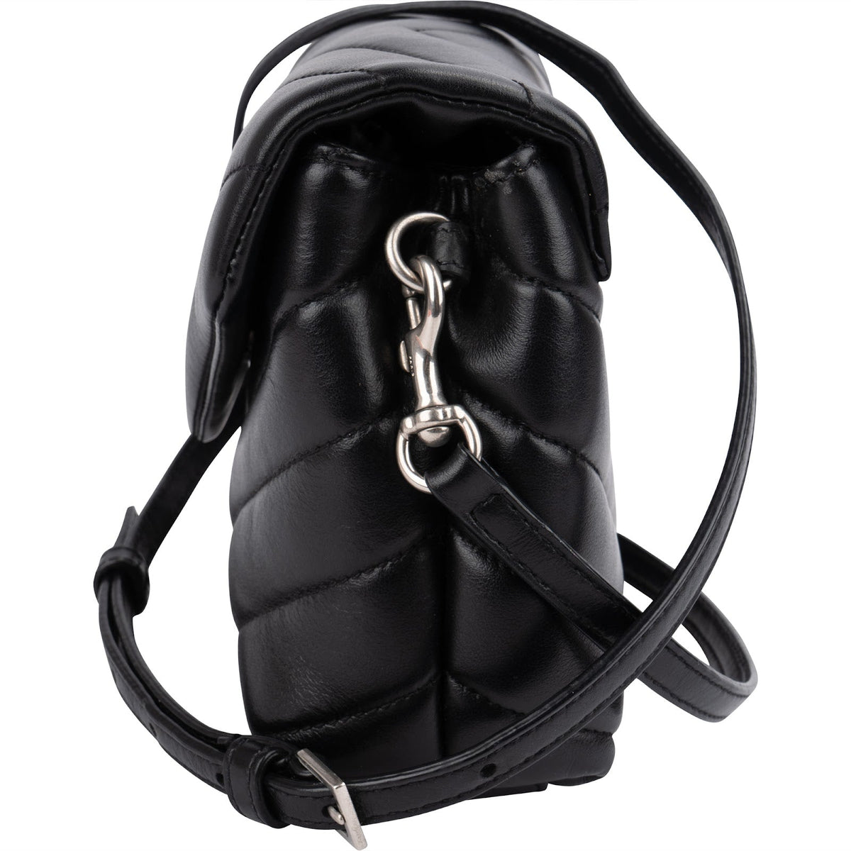 Saint Laurent Quilted Leather Loulou Toy Crossbody Bag