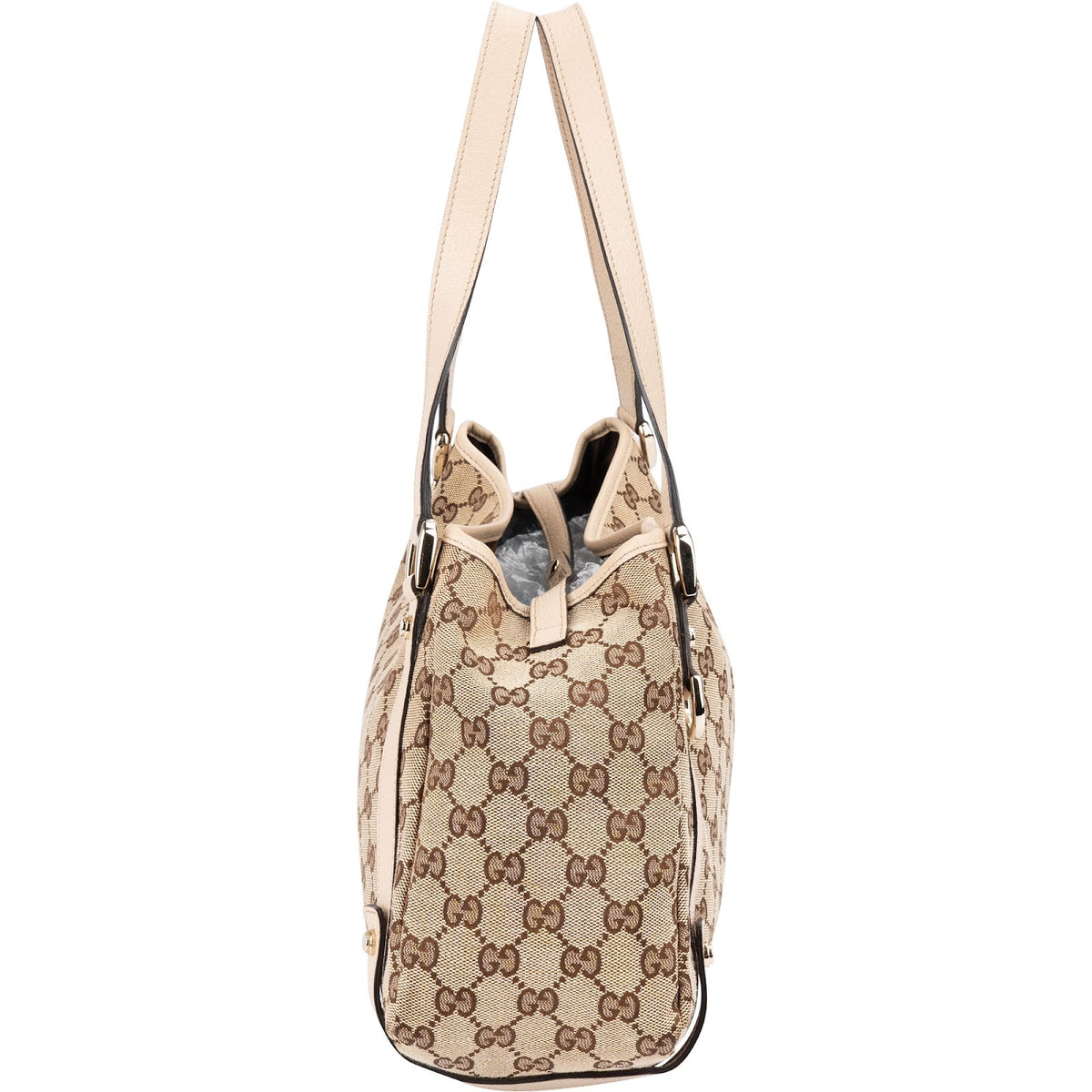 Borsa a spalla Gucci Abbey in tela Monogram GG