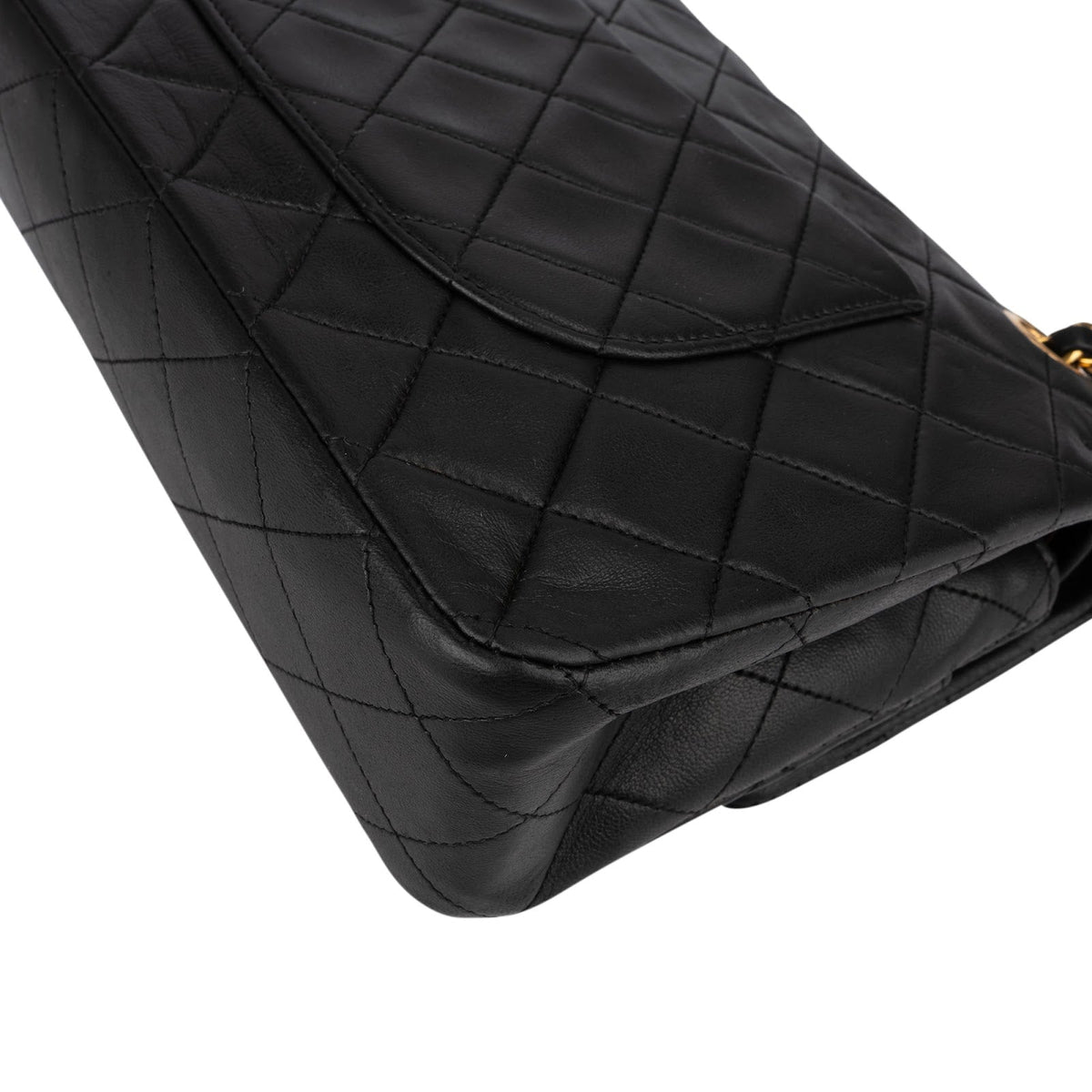 Chanel Lammleder Gold Medium Double Flap Schultertasche, Bild 8 von 16