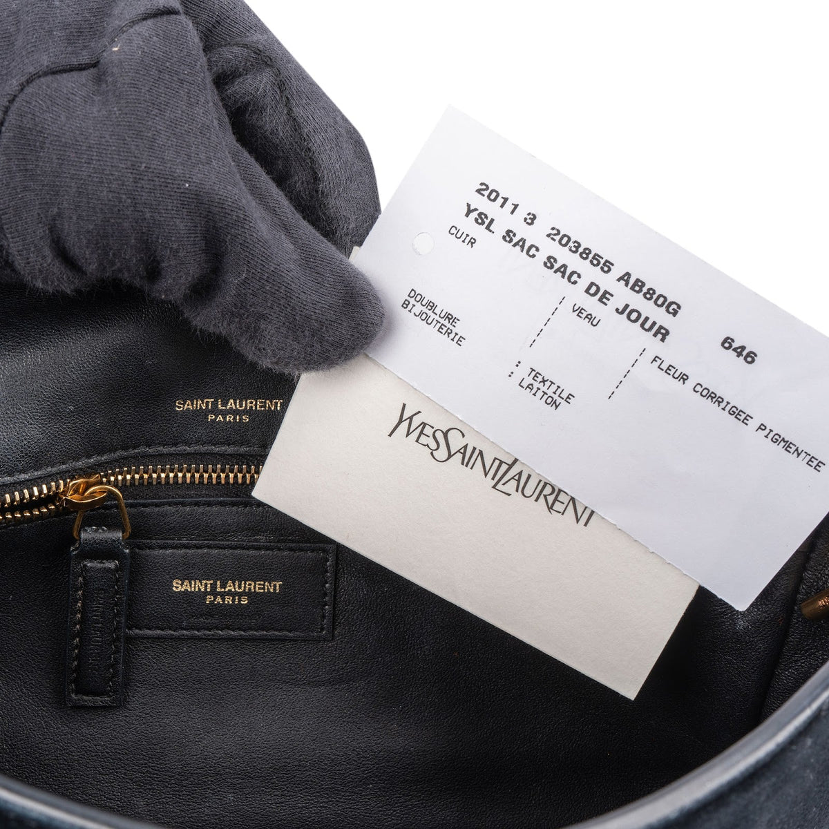 Saint Laurent Suede Kate Tassel Chain Shoulder Bag