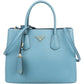 Prada Saffiano Leather Cuir Double Tote Handbag