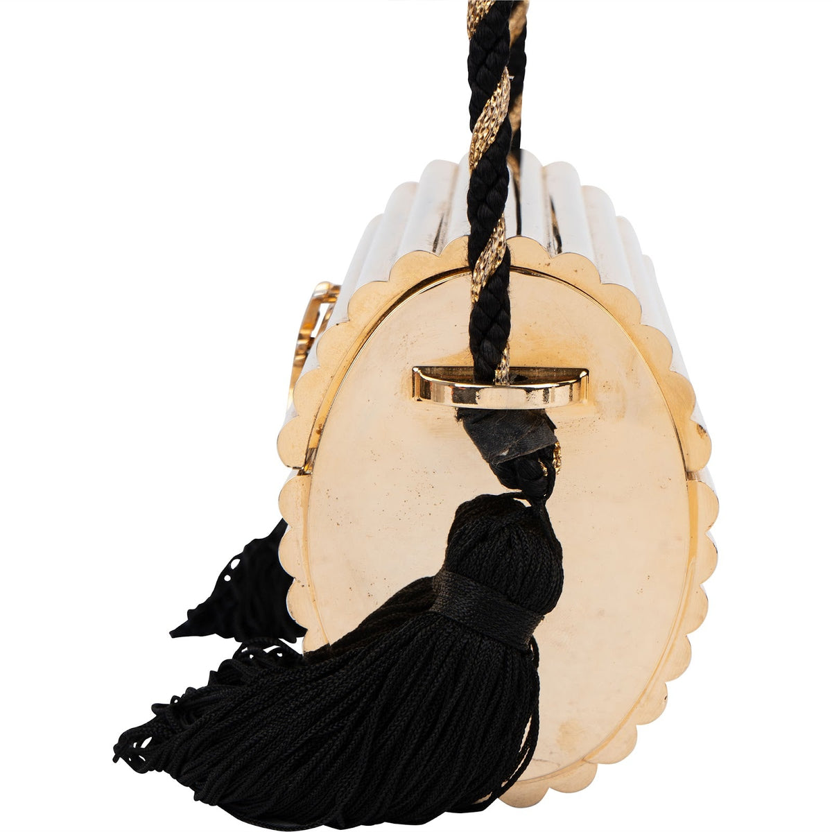 Sac à main Saint Laurent Opium Tassel Minaudiere ton or