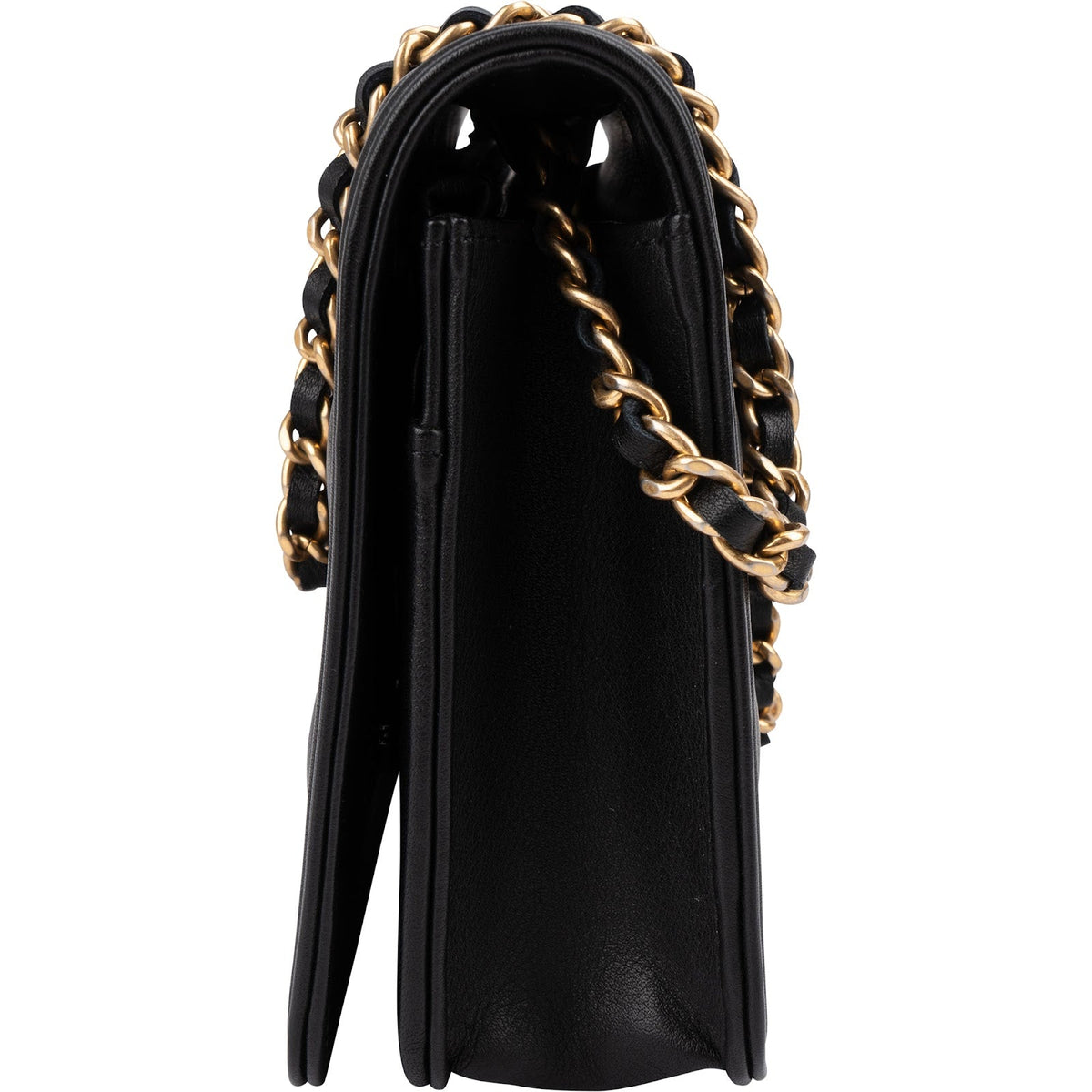 Chanel Small Boy Wallet On Chain aus gestepptem Lammleder – Ansicht 5