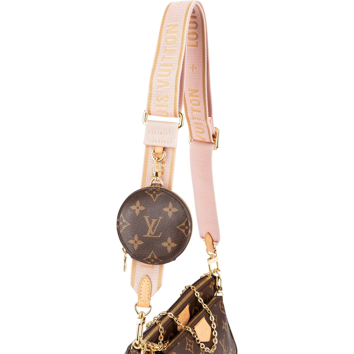 Borsa a tracolla Louis Vuitton Multi Pochette Accessoires in tela Monogram