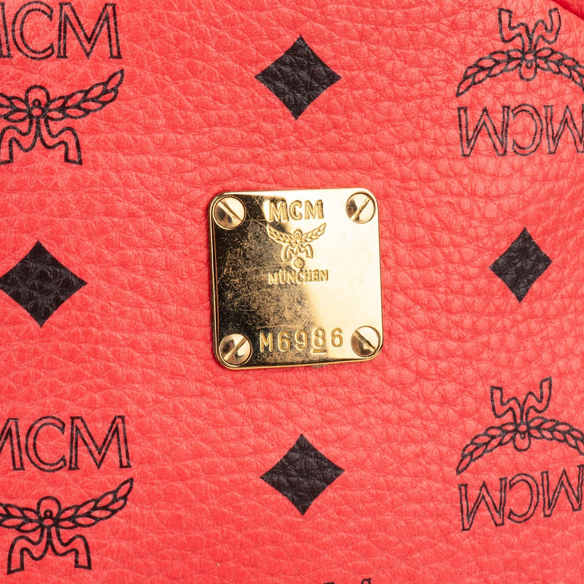 MCM Monogram Visetos Stark Side Studs Mini Rucksack, Bild 9 von 10
