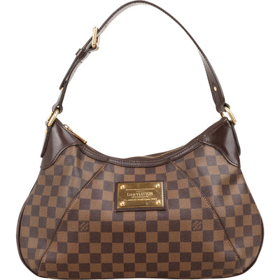 Borsa a spalla Louis Vuitton Monogram Damier Ebene Canvas Thames GM