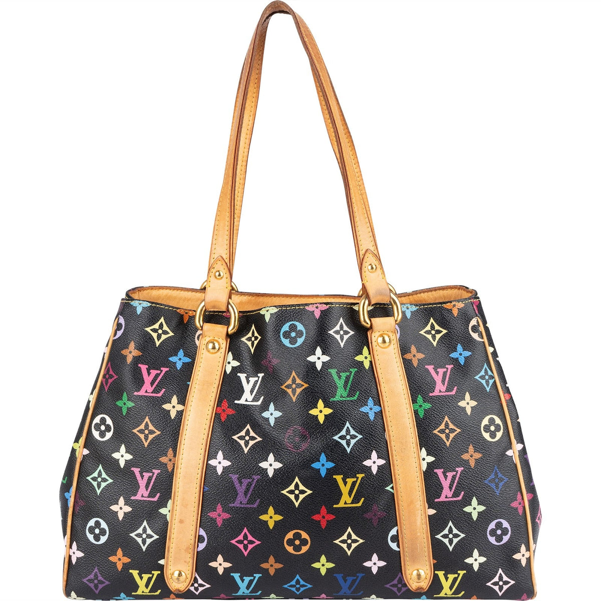 Borsa a spalla Louis Vuitton Aurelia in tela Monogram Multicolore