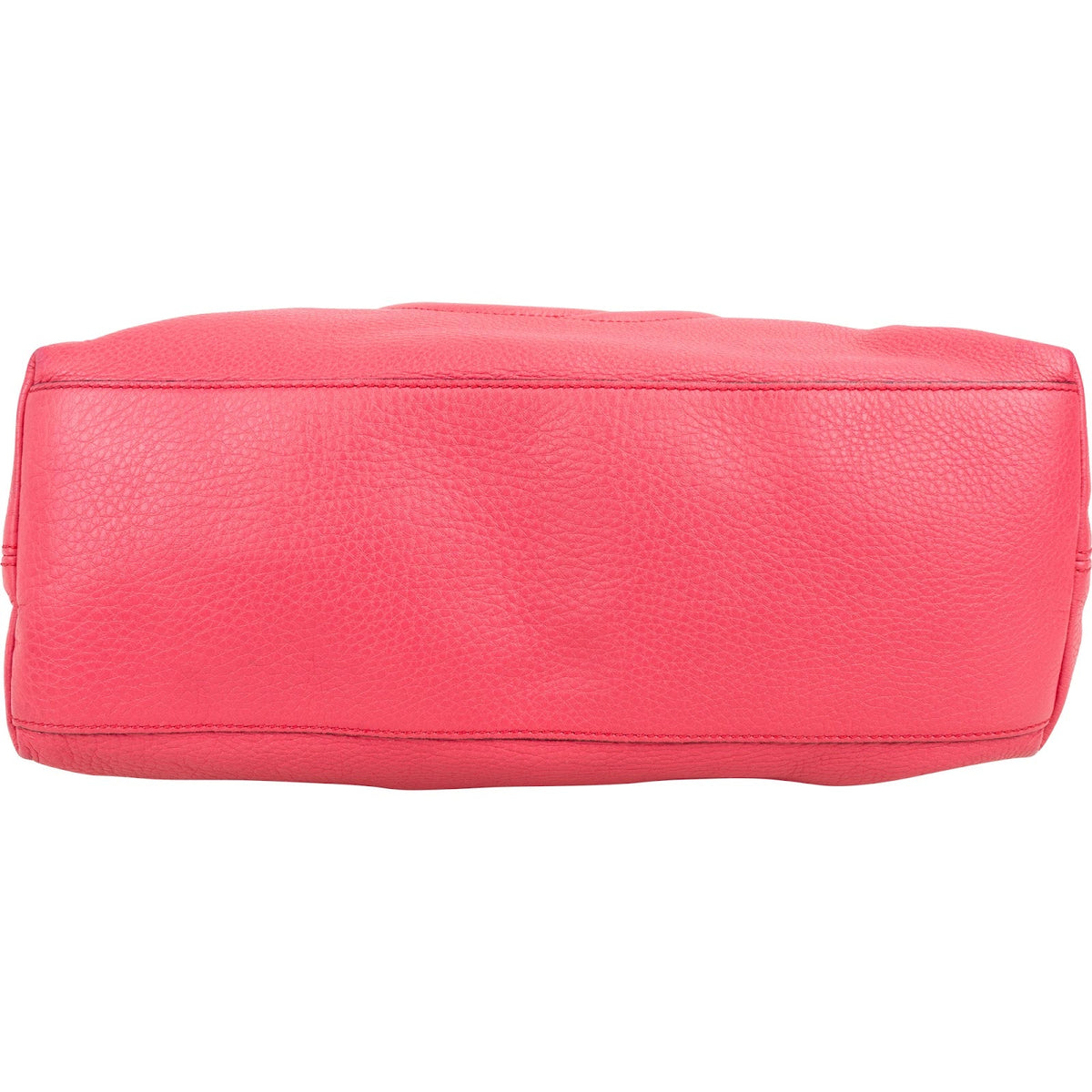 Borsa tote a spalla Gucci Soho in pelle martellata rosa con catena