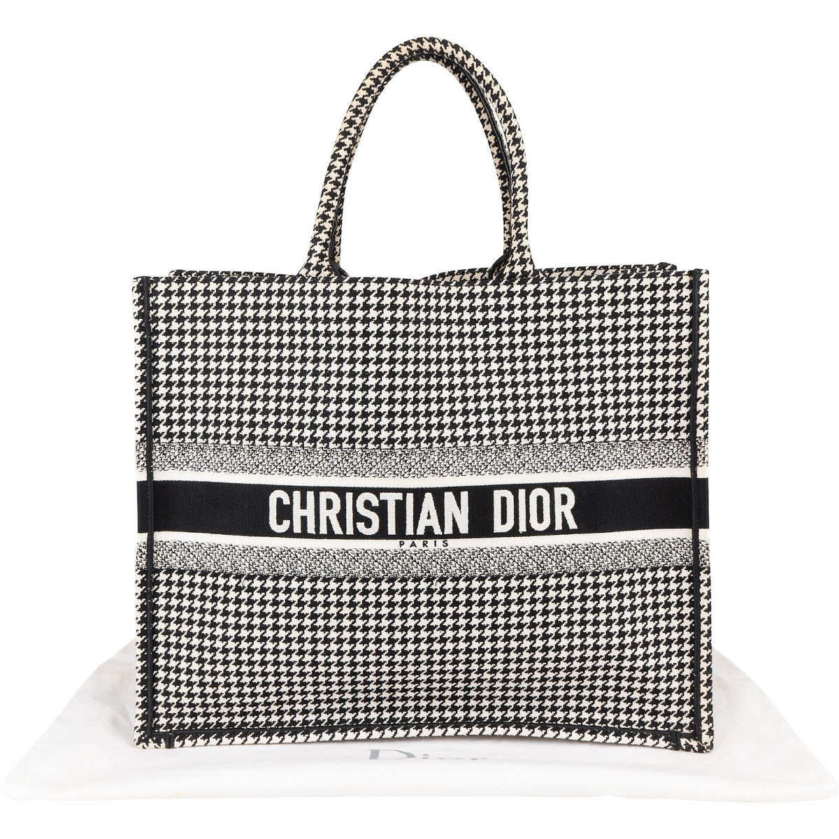 Dior Hahnentritt Monogram Canvas Book Tote, Bild 2 von 11