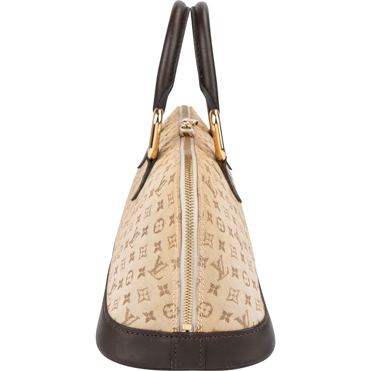 Borsa a mano Louis Vuitton Monogram Mini Lin Alma Long East West