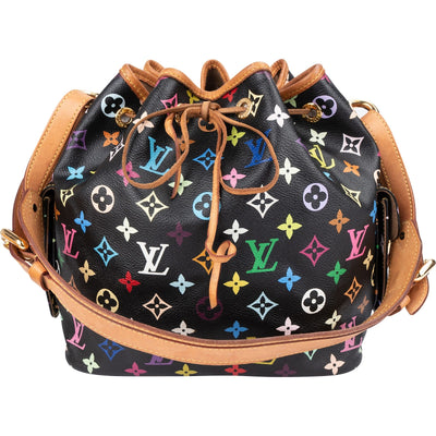 Louis Vuitton Monogram Murakami Multicolor Petit Noé Shoulder Bag
