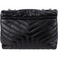 Yves Saint Laurent Quilted Calfskin Loulou Medium Crossbody Bag