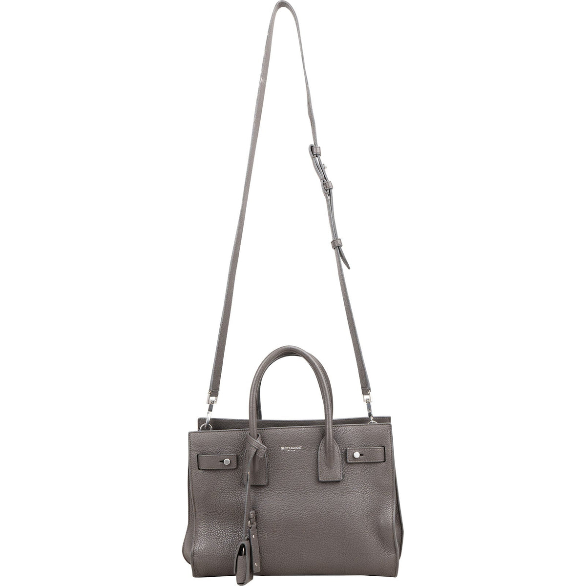Bolso de mano Yves Saint Laurent Sac de Jour pequeño en piel granulada