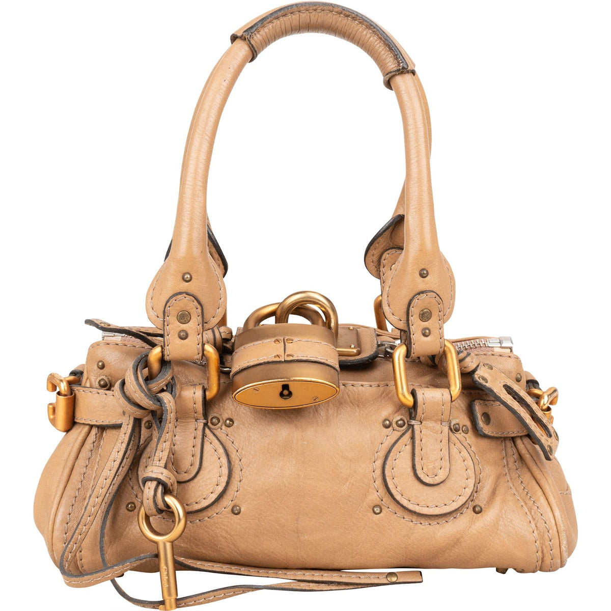 Chloé Paddington Satchel aus Leder – Vorderansicht
