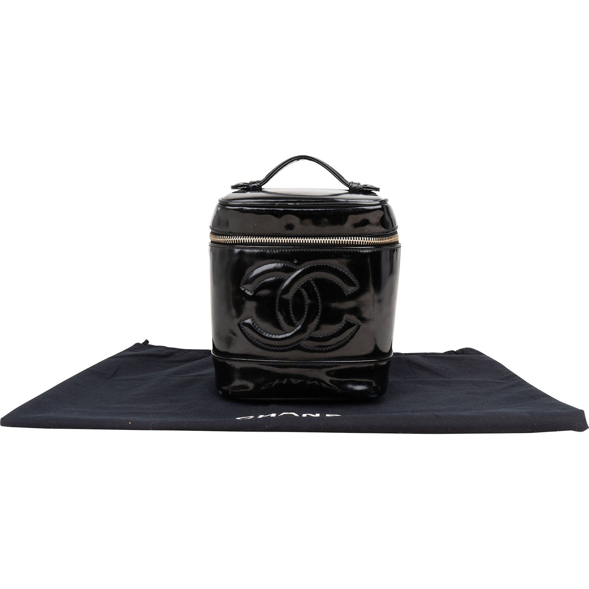 Chanel CC Vanity Case Lackleder, Bild 2 von 11