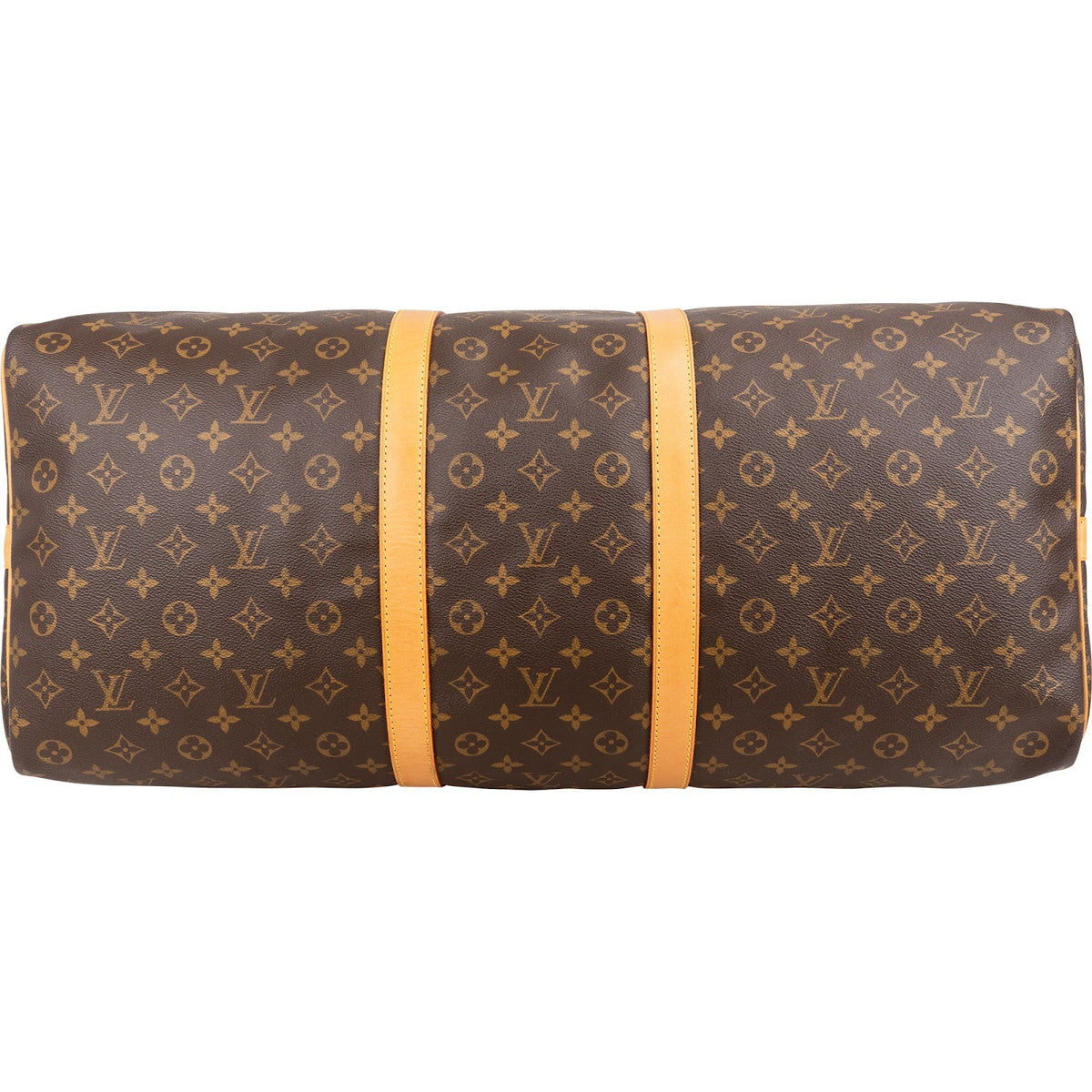 Borsa da viaggio Louis Vuitton Keepall 60 Bandoulière in tela Monogram