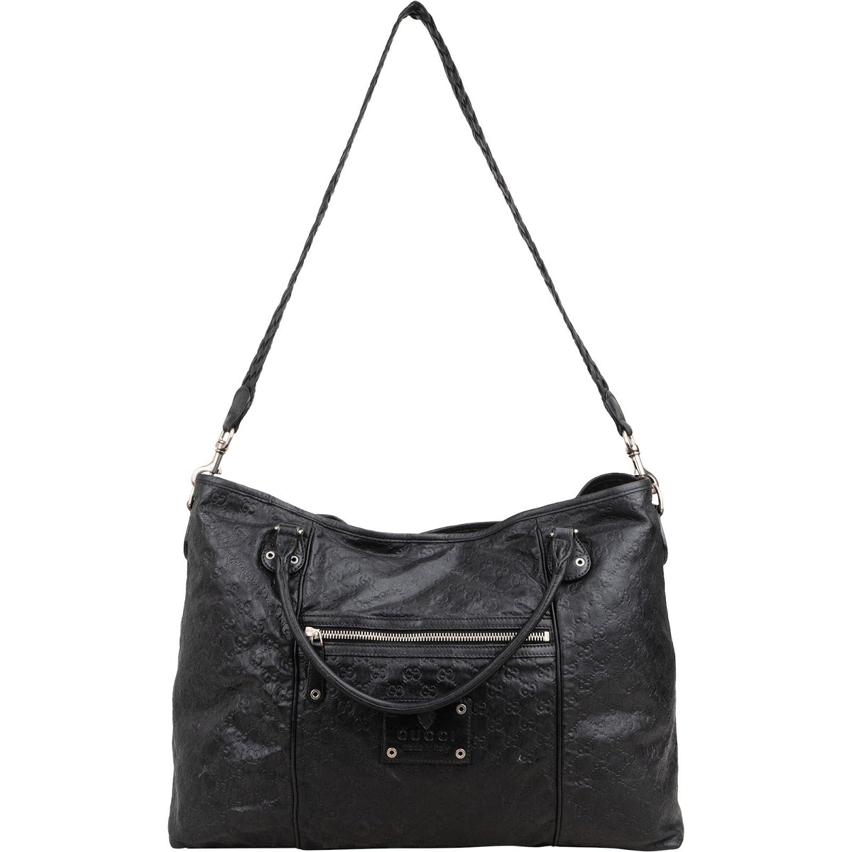 Gucci Guccissima lederen Crest Duffle Travel 60 schoudertas