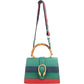 Gucci Multicolor Leather Dionysus Bamboo Top Handle Crossbody Handbag