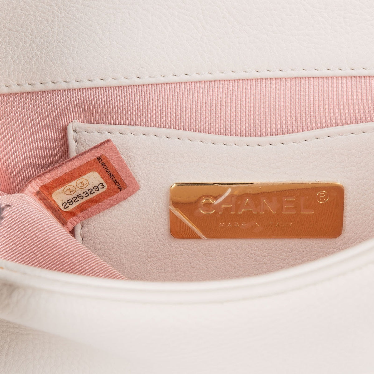 Chanel Kalbsleder Underline Single Flap Umhängetasche, Bild 14 von 14