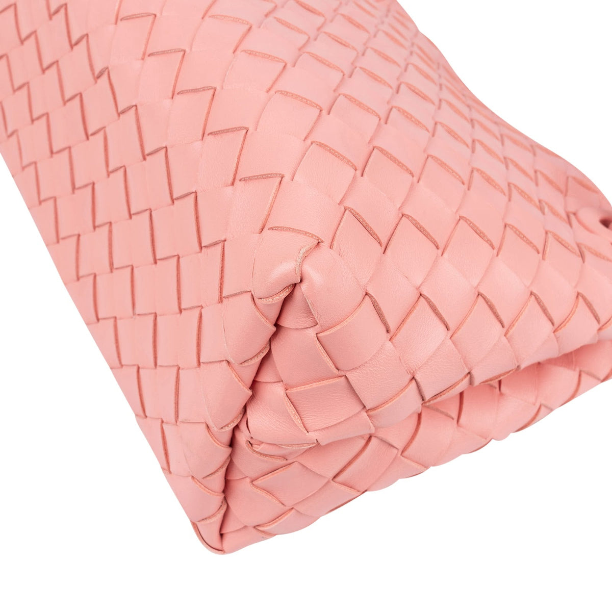 Borsa tote piccola Andiamo in pelle Intrecciato rosa Bottega Veneta