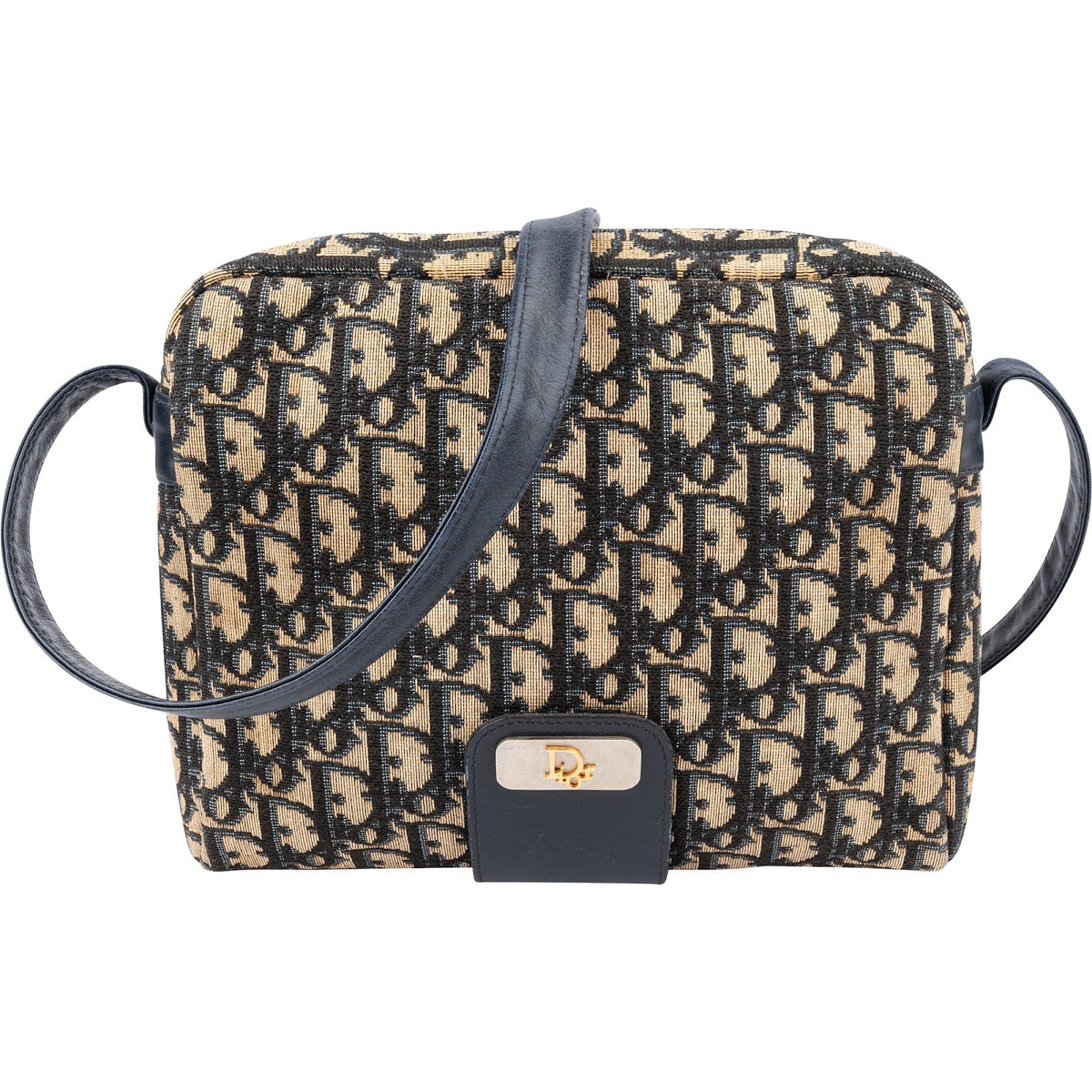 Christian Dior Trotter Monogram Canvas Upside Down aus Canvas und Leder – Vorderansicht