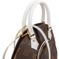 Louis Vuitton Monogram Canvas White Leather Limited Match Game On Ellipse BB Handbag