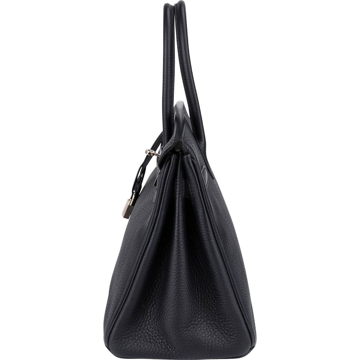Hermès Blau Indigo Clemence Birkin 30 Handtasche, Bild 7 von 15