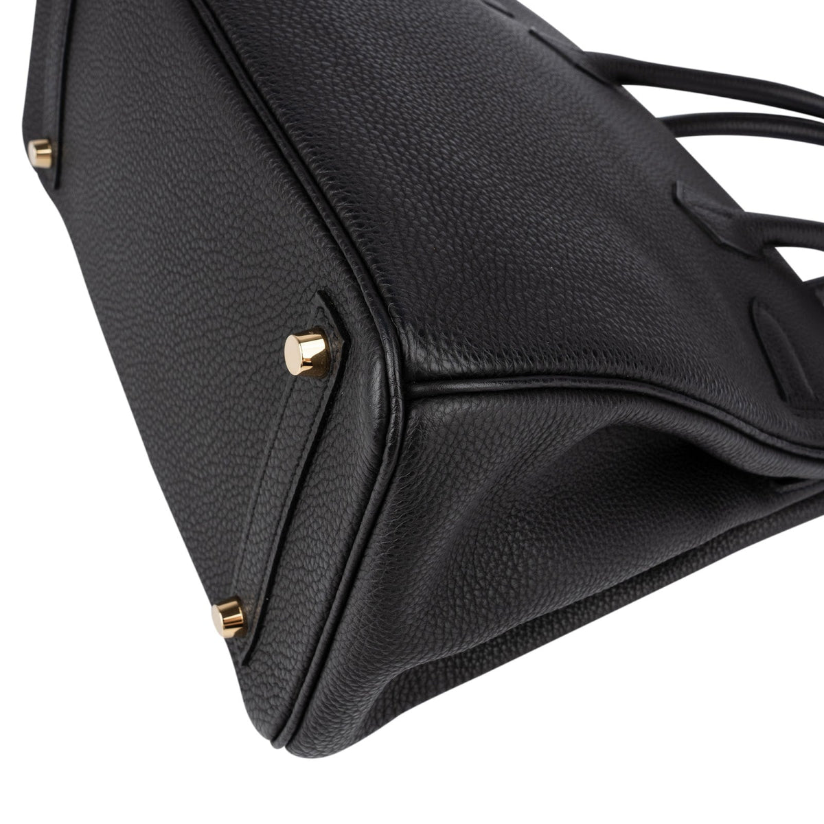 Borsa Hermès Birkin 30 in pelle Togo nera con hardware dorato (2015)