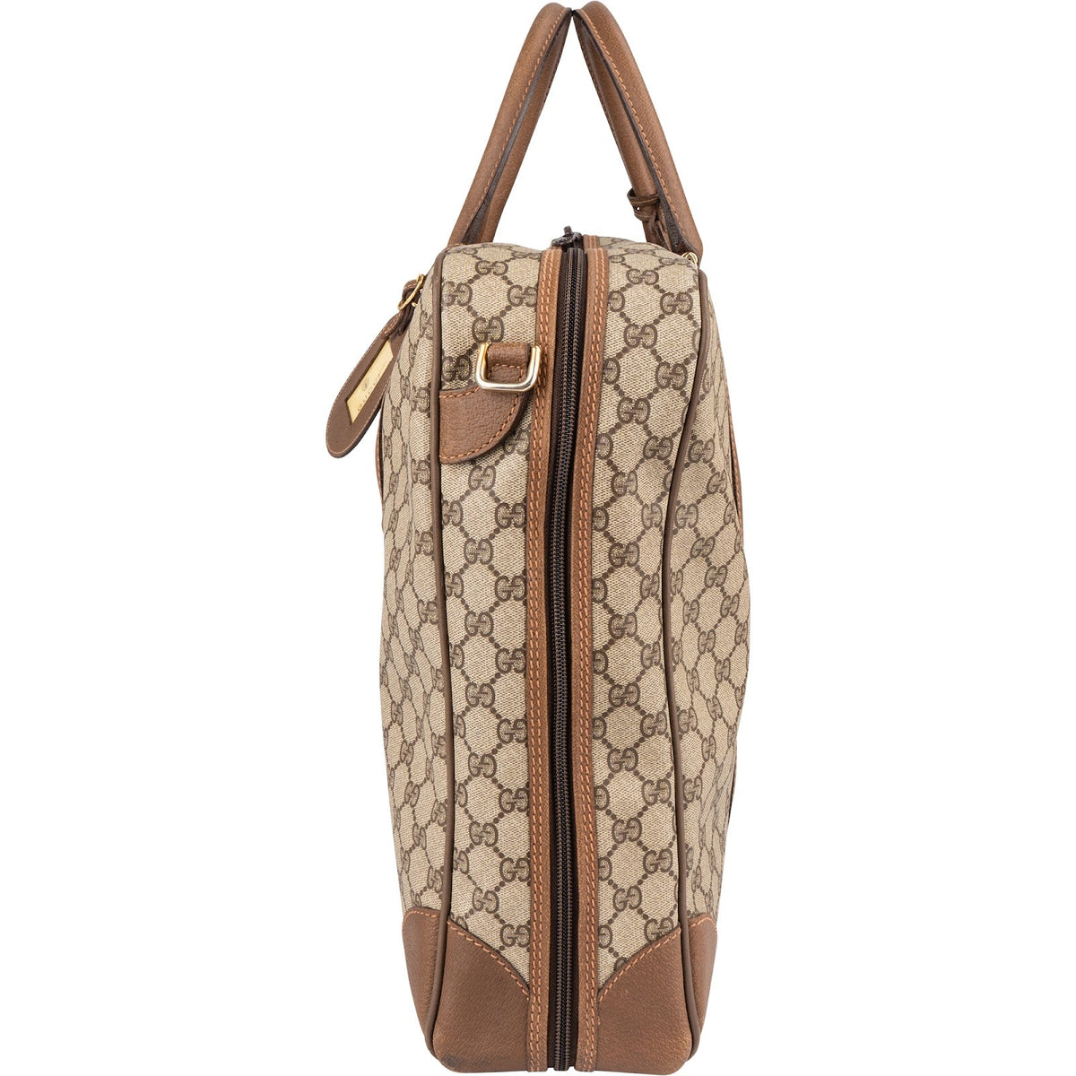 Gucci GG Supreme Vintage Zip Around 55 Reisetasche, Bild 5 von 11