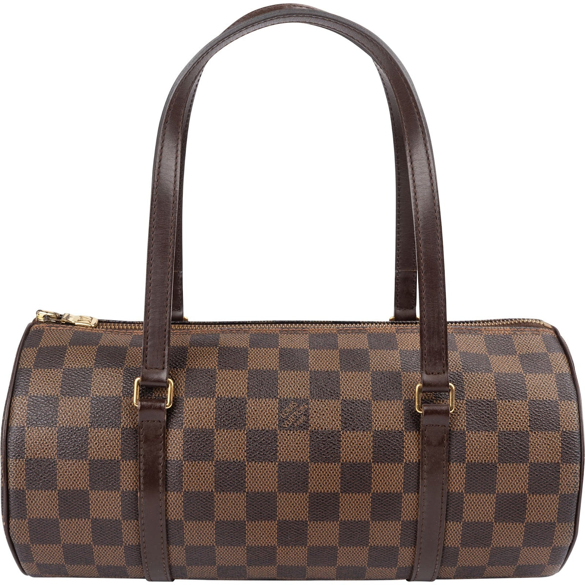 Sac à main Louis Vuitton Papillon 30 en toile Damier Ébène