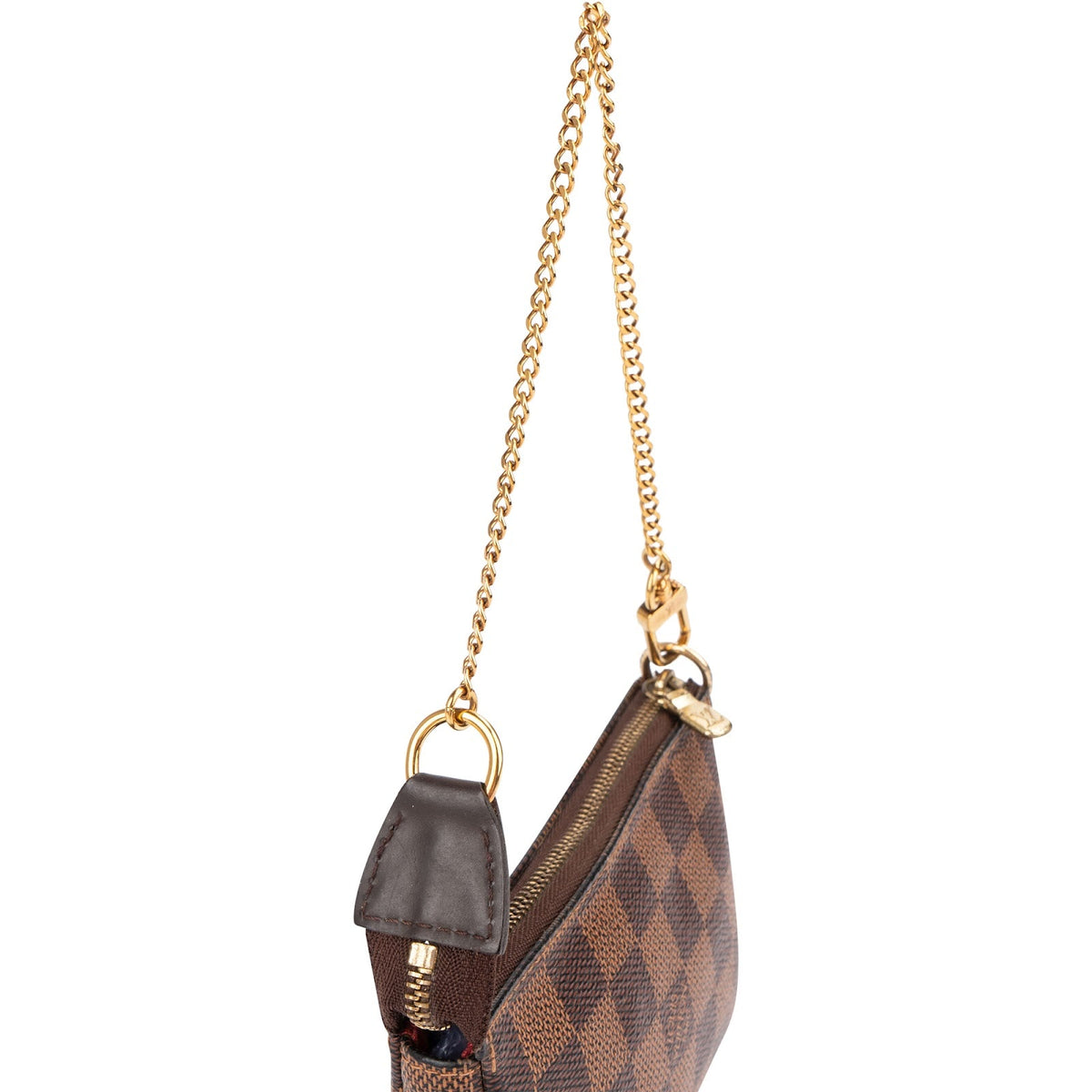 Louis Vuitton Monogram Damier Ebene Mini Pochette Accessoires Handbag