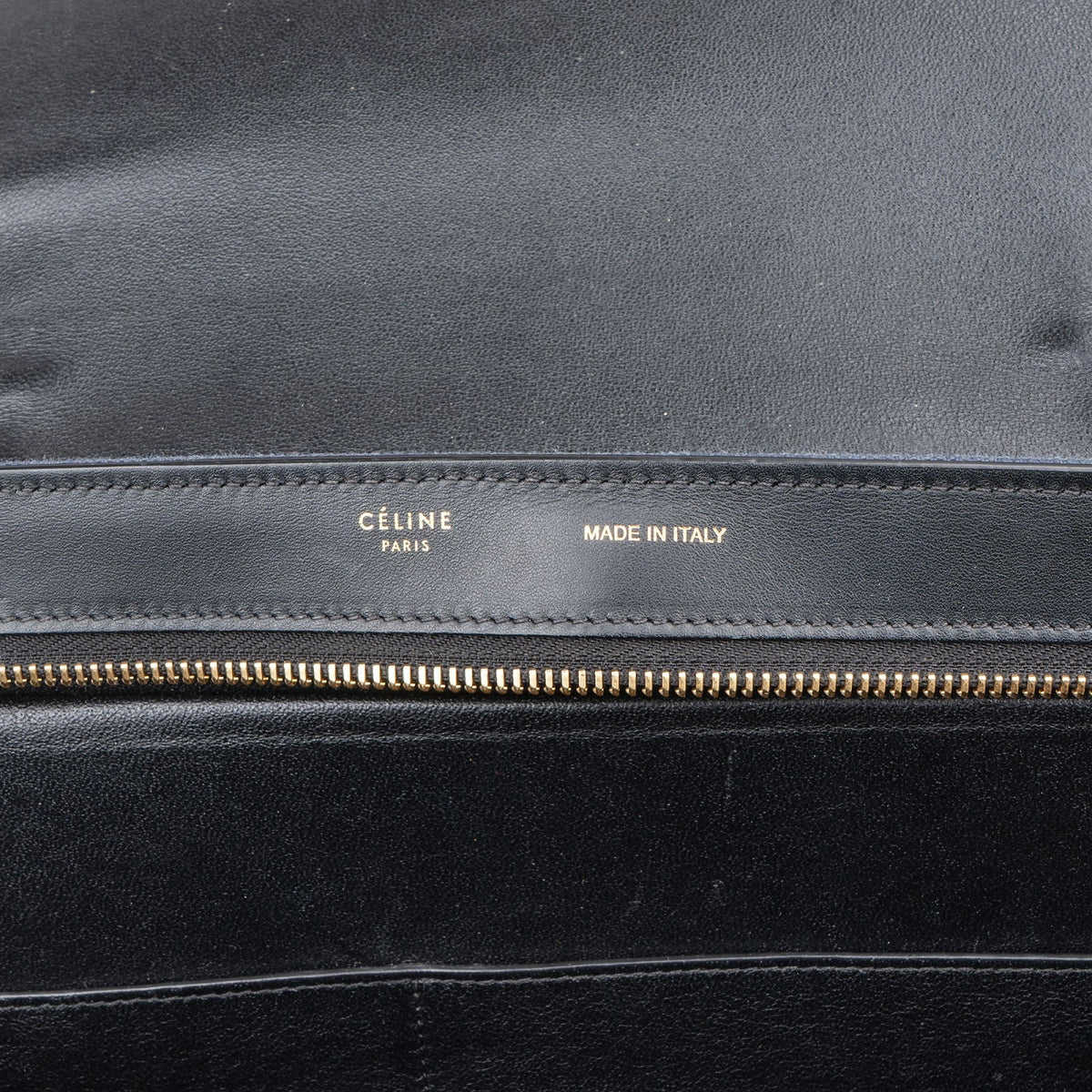 Celine Trapeze aus dreifarbigem Leder und Canvas – Ansicht 11