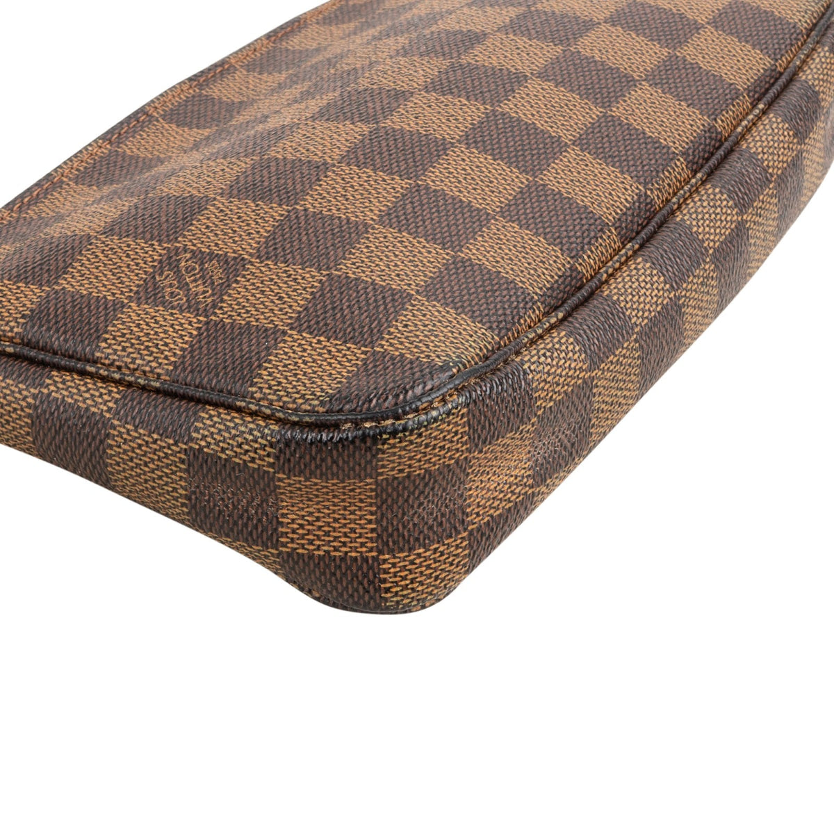 Bolso de mano Pochette Accessoires de lona Monogram Damier Ebene de Louis Vuitton