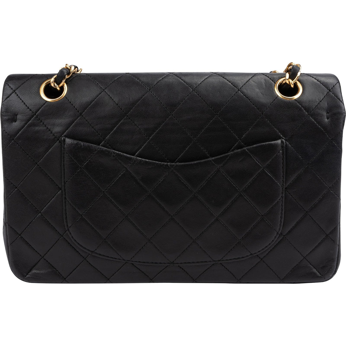 Chanel Medium Double Flap aus gestepptem Lammleder – Ansicht 4