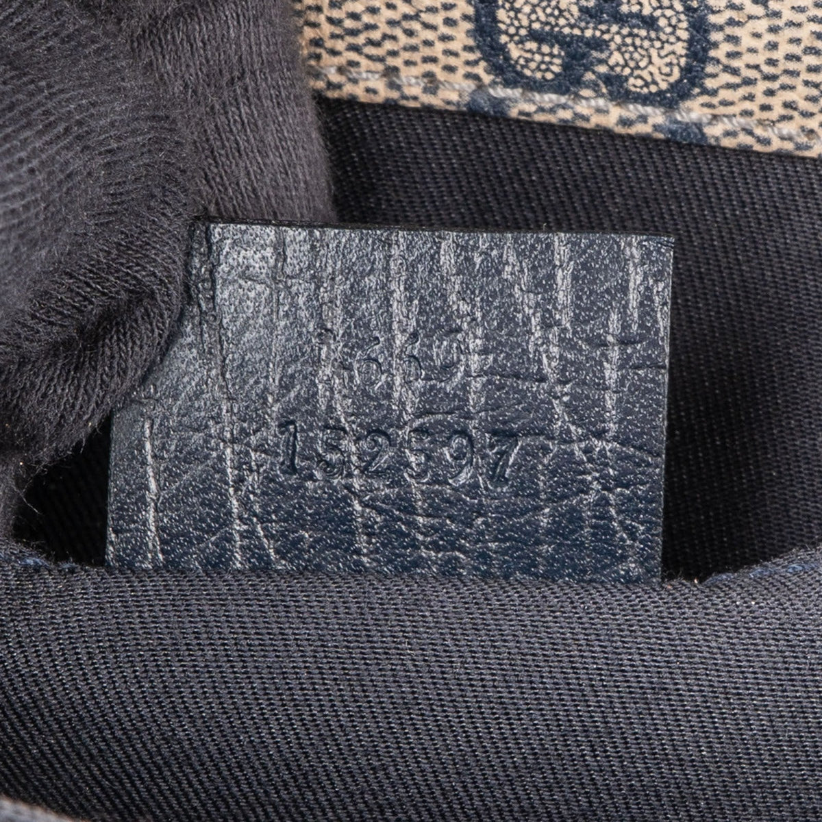 Gucci Blau Leder GG Supreme Web Belt Umhängetasche, Bild 8 von 9