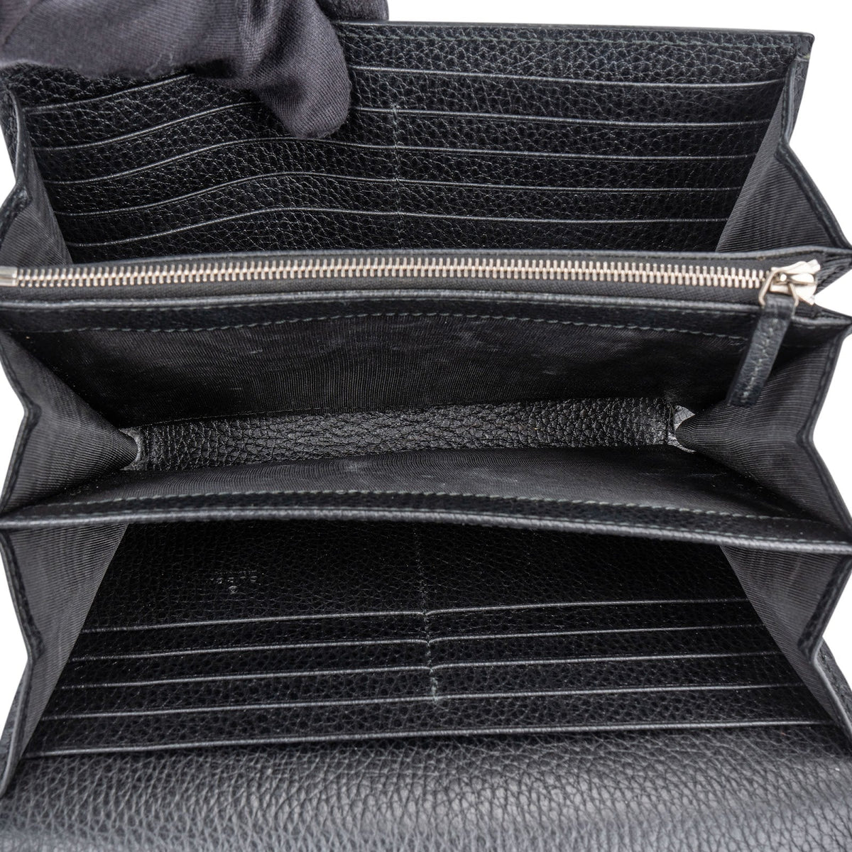 Gucci Grained Leather Dionysus Crystal Super Mini Crossbody Bag