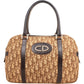 Christian Dior Trotter Monogram Boston aus Canvas und Leder – Vorderansicht