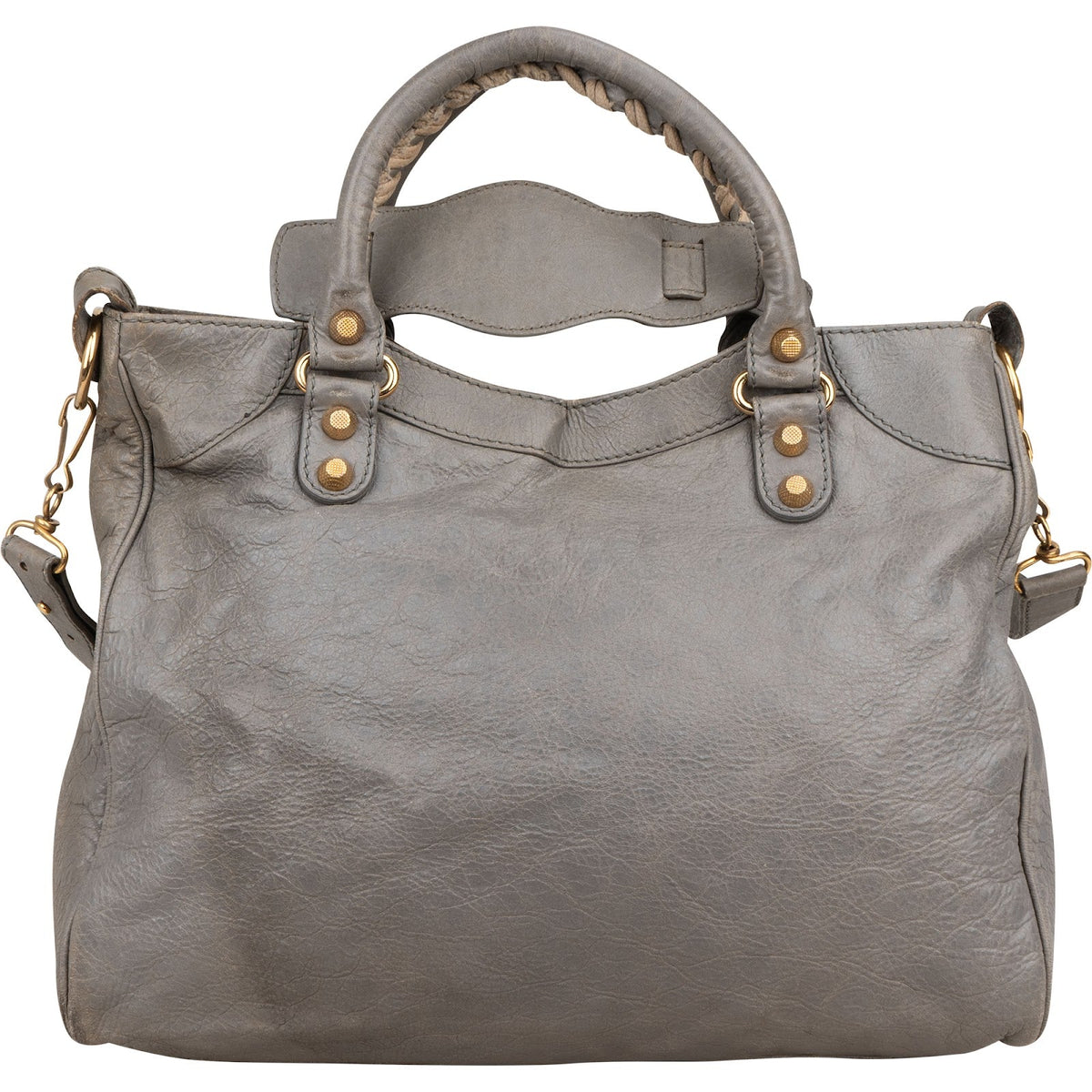 Balenciaga Grau Leder City Jumbo Handtasche, Bild 4 von 12