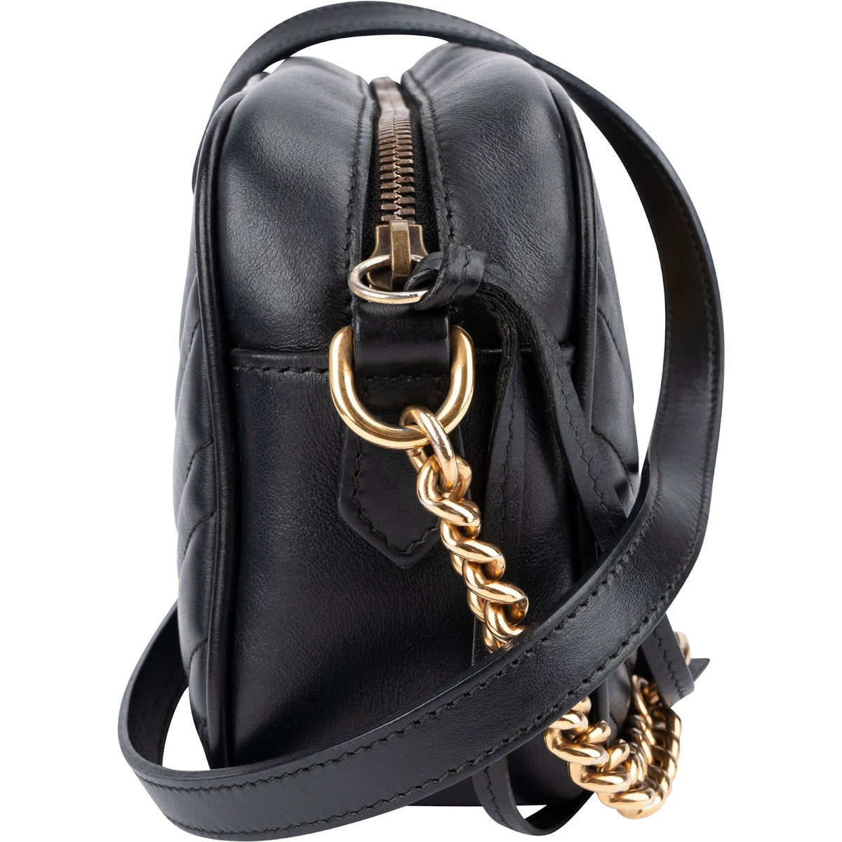 Gucci Matelassé Leder GG Marmont Camera Umhängetasche, Bild 3 von 11