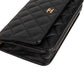 Borsa a tracolla Chanel Wallet On Chain in pelle caviale trapuntata